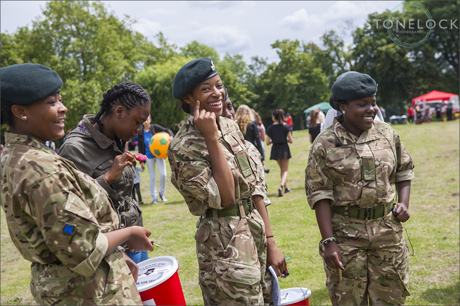 Young Army Cadetss are at the South Norwood Community Festival 2014