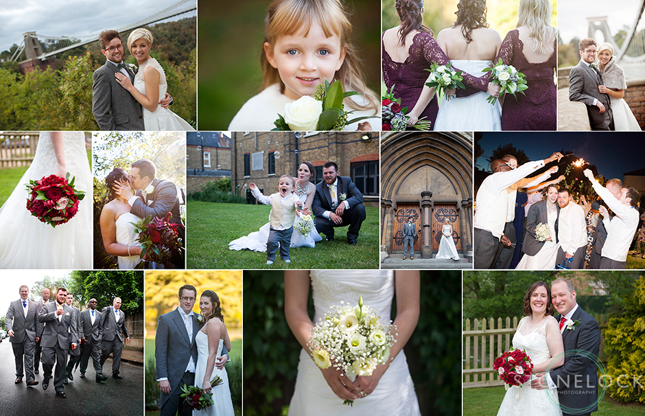 A collage of our favourite wedding photos from 2014