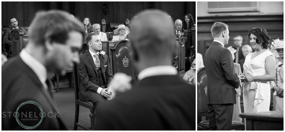Wedding ceremony at Islington Town Hall