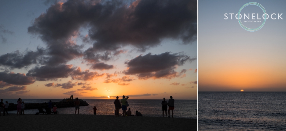 Sunset on Sal Island, Santa Maria, Cape Verde