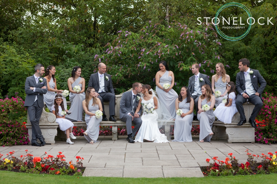 Top tips for great wedding photography, the bridal party pose for photos