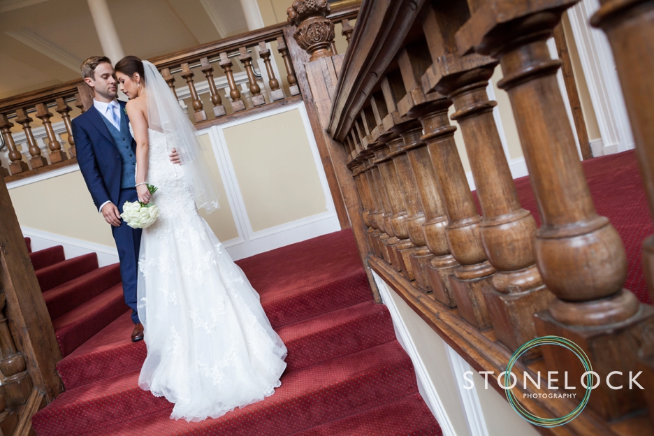 Farnham Castle, Surrey, Wedding photography, bride & groom portrait photo