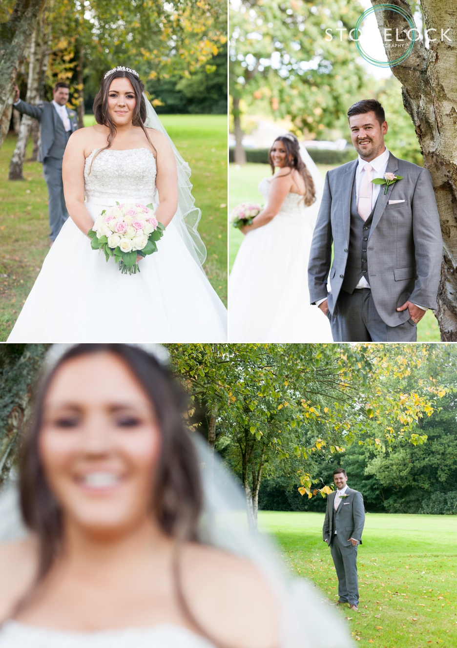Bride & Groom Wedding Photography at Copthorne Effingham Park Hotel Surrey